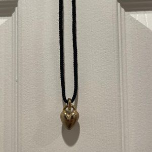 Vintage puff heart pendant by iconic Robert Lee Morris